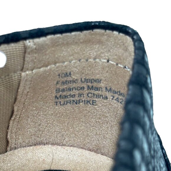 LifeStride Womens Black Crocodile-Embossed Loafers Silver Buckle Detail Size 10M - Picture 3 of 14